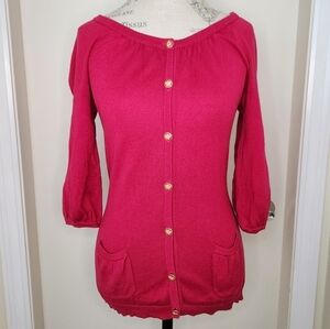 Vintage Juicy Couture Hot Pink Cardigan